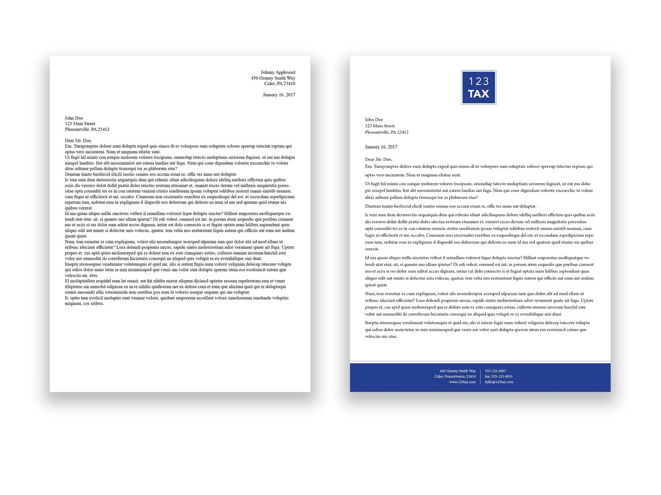 Feature Update Custom Letterhead for Engagement Letters