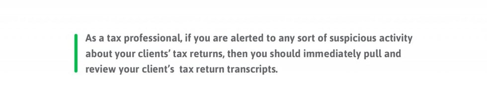 tax transcripts