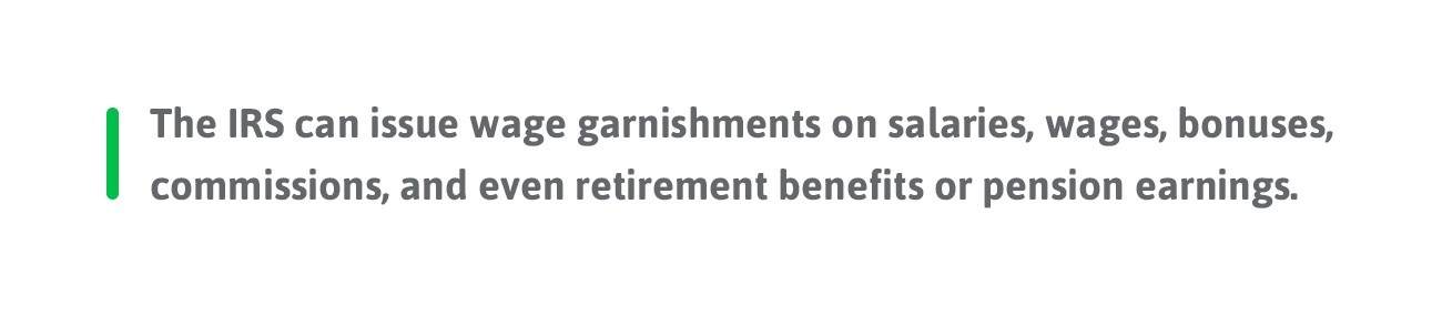 wage garnishment