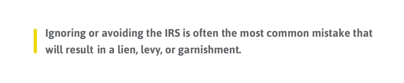 ignoring the IRS