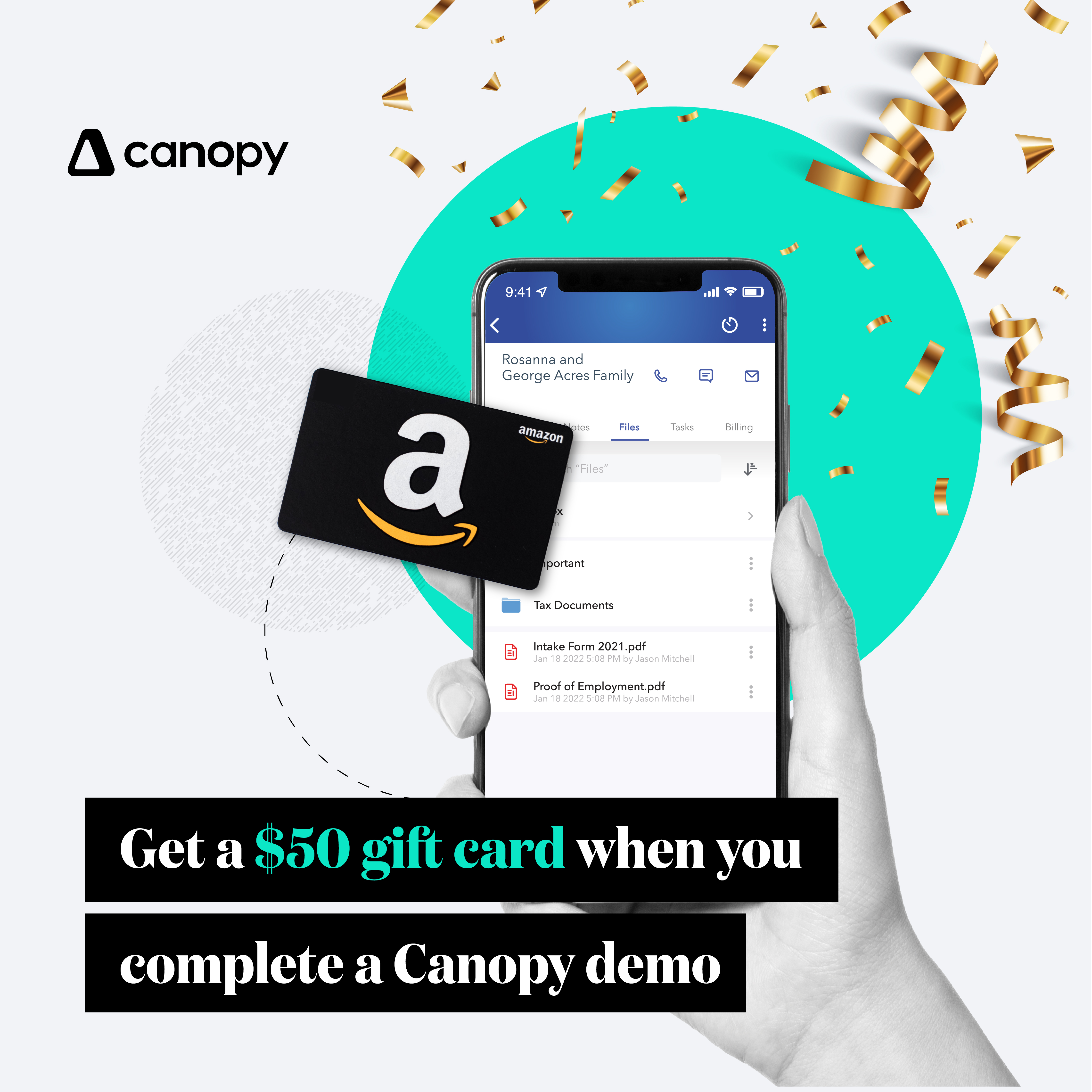 Canopy Demo Canopy for a 50 Amazon Gift Card