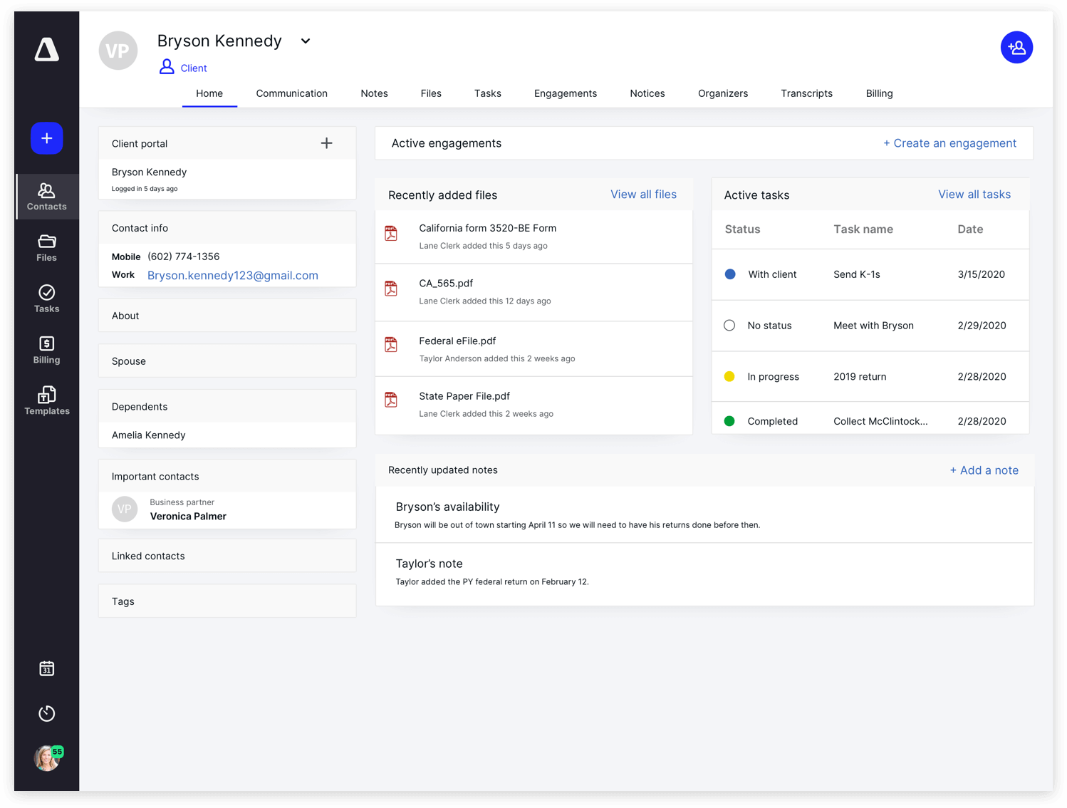CRM and Client Management Software for Accounting Firms