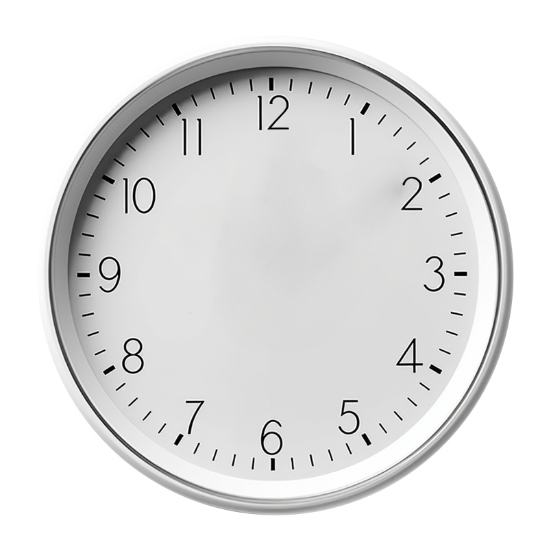 Clock-No hands