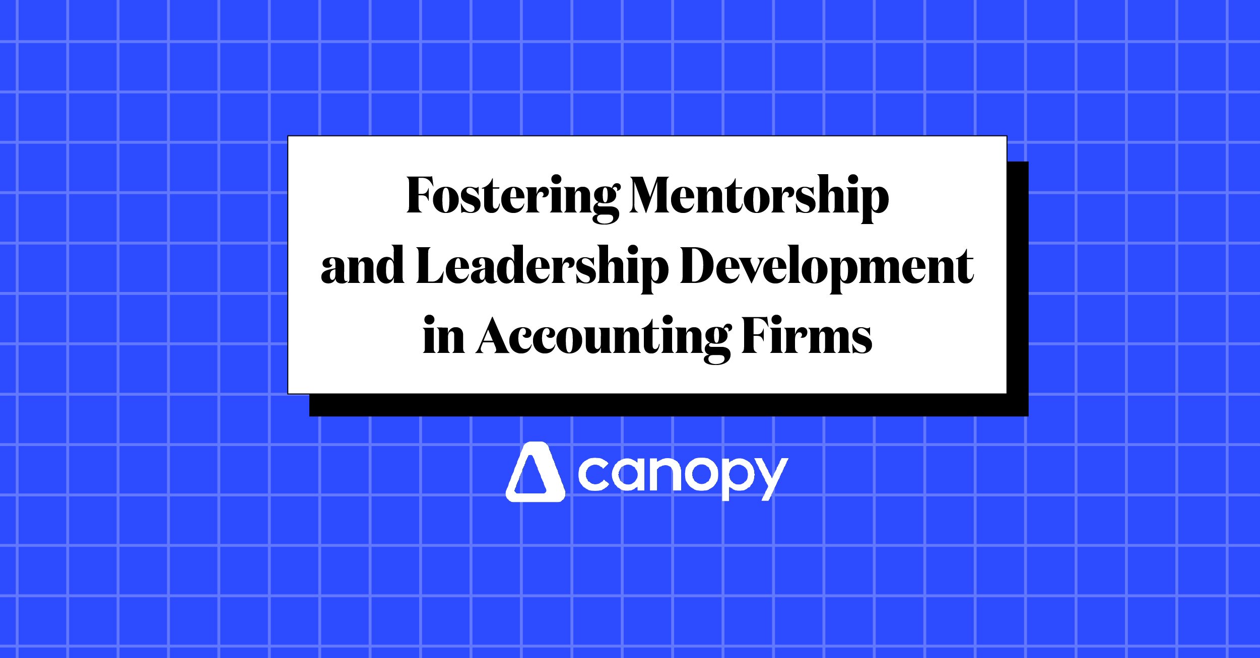 The Role of Mentorship in Accounting Firms