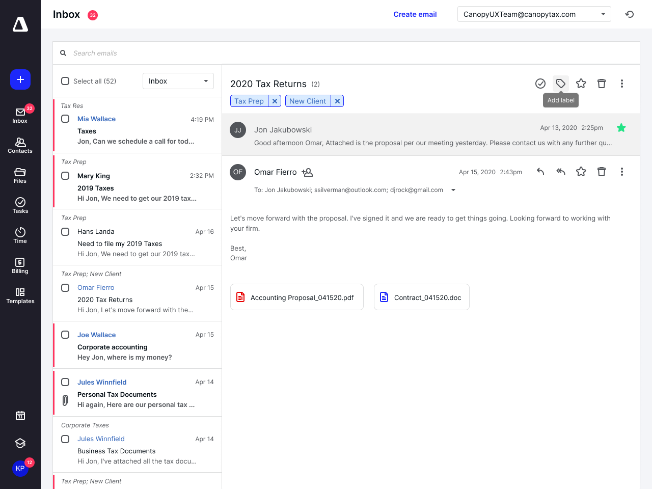 Canopy Releases New Enhancements to Global Inbox