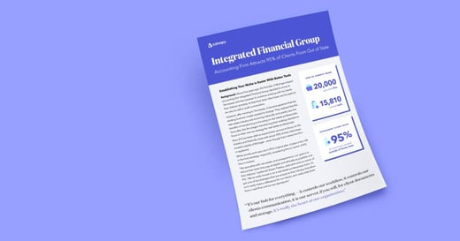 Integrated Financial Group: Accounting Firm Attracts 95% of Clients From Out of State