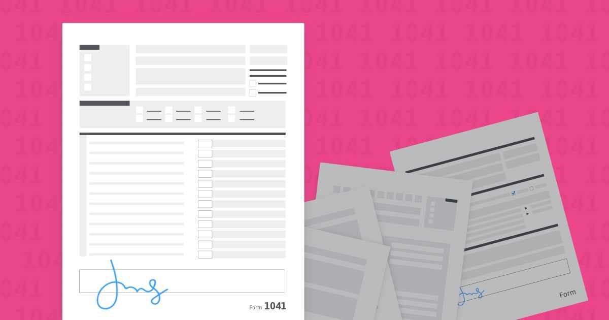 A 2021 Overview of IRS Form 1041 Schedules