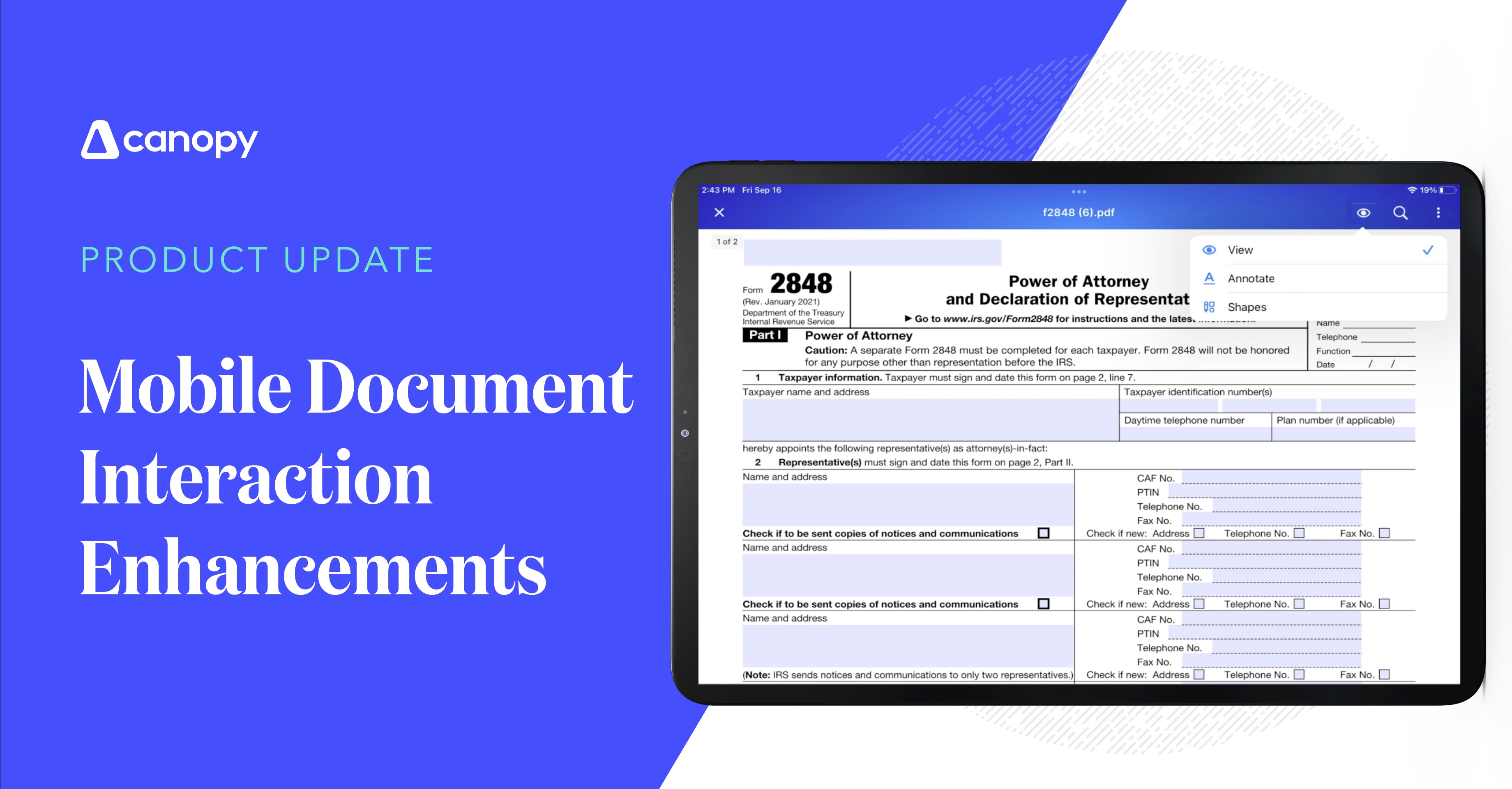 Product Update: Mobile Document Interaction Enhancements