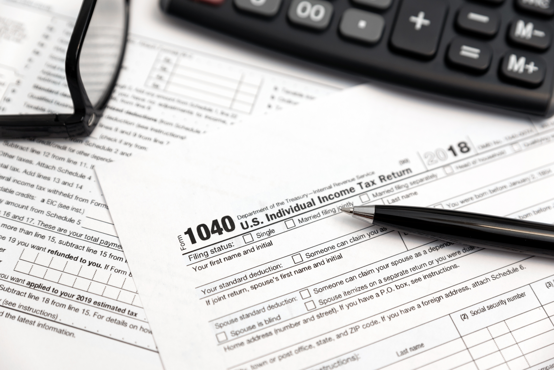 The 6 New Schedules for Form 1040