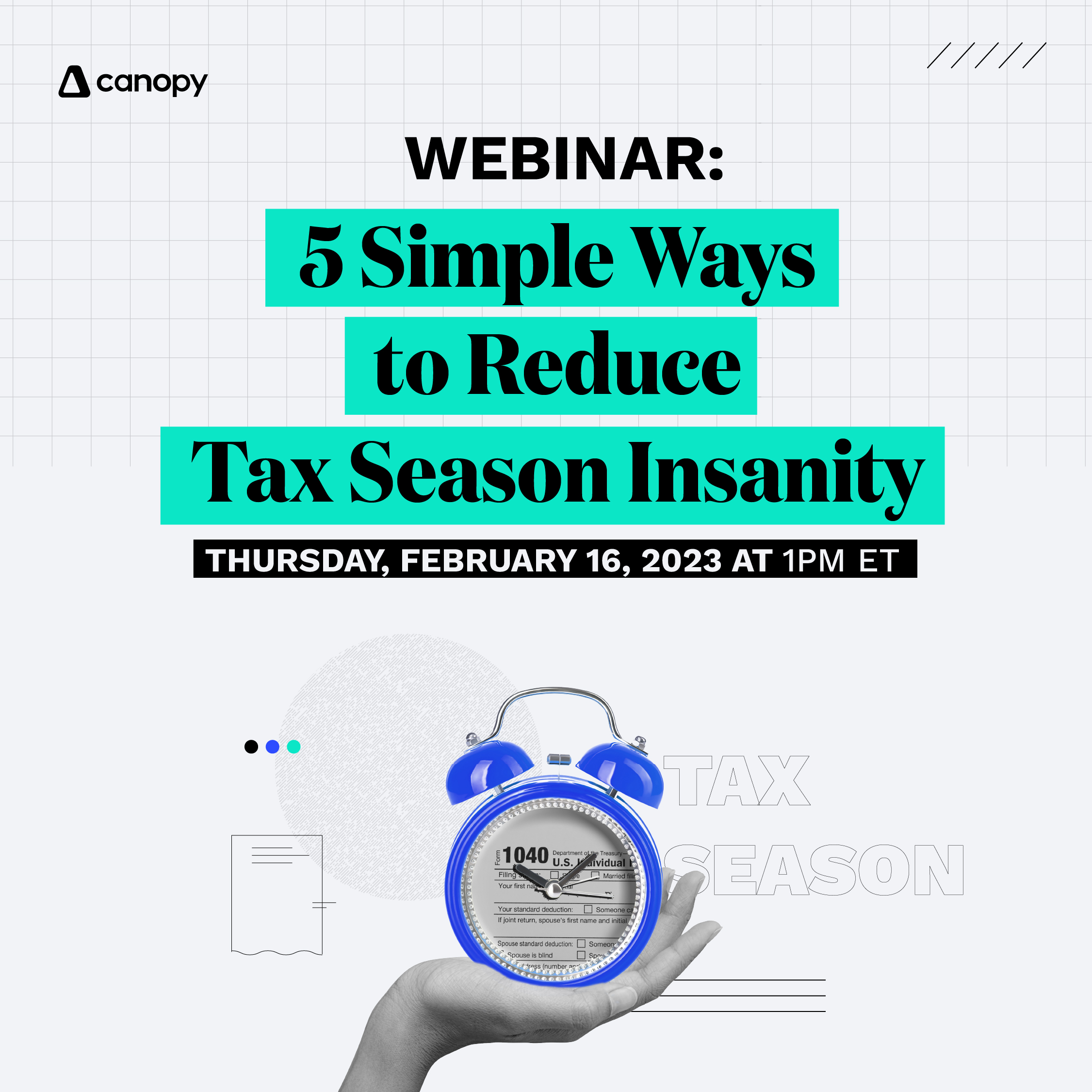 5 Simple Ways to Reduce Tax Season Insanity