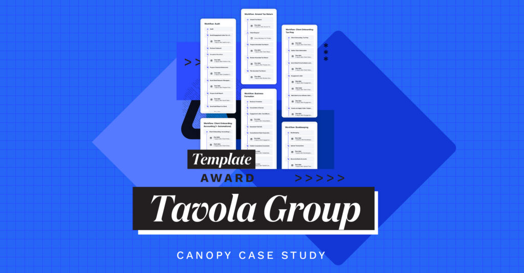 Tavola Group Eliminates Deadline Stress with Canopy Templates
