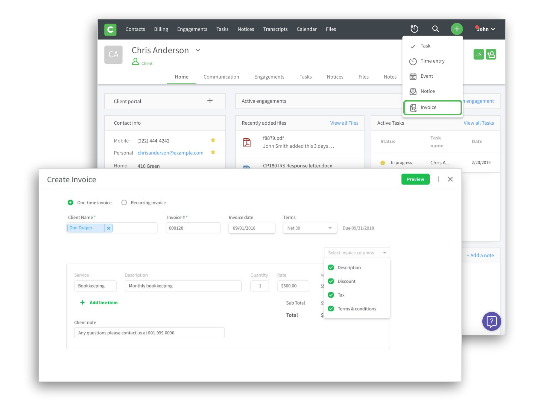 Invoicing-Updates