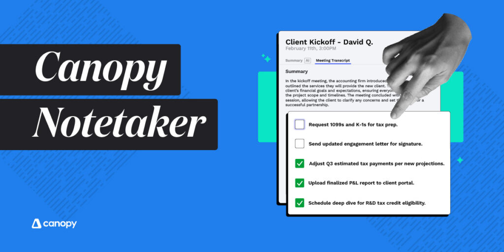 Canopy Integrates Accounting-Aware Intelligence into Meetings with New AI-Powered Notetaker