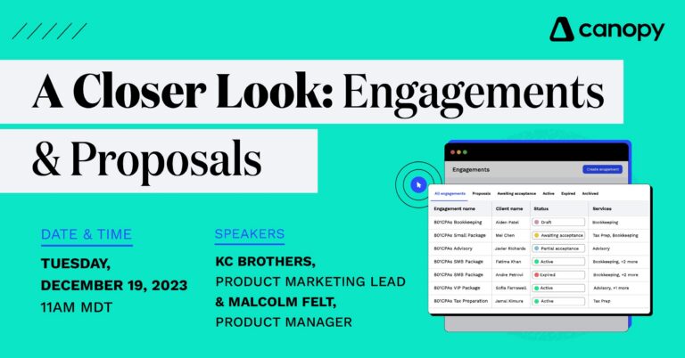 A Closer Look: Engagements & Proposals