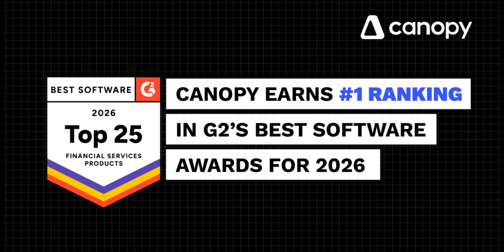 Canopy Earns #1 Ranking in G2’s Best Software Awards