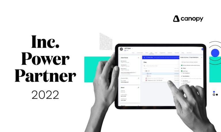 Canopy Named as a 2022 Inc. Power Partner