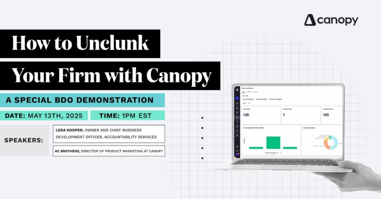 How to Unclunk Your Firm with Canopy | A Special BDO Demonstration