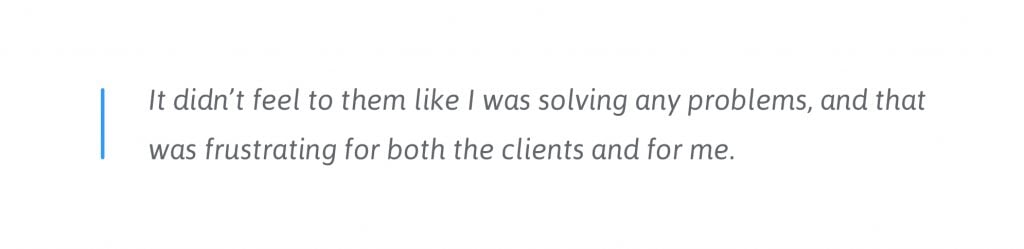 frustrated clients