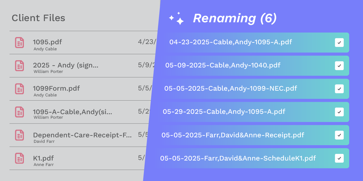 Product Update: Document Renaming