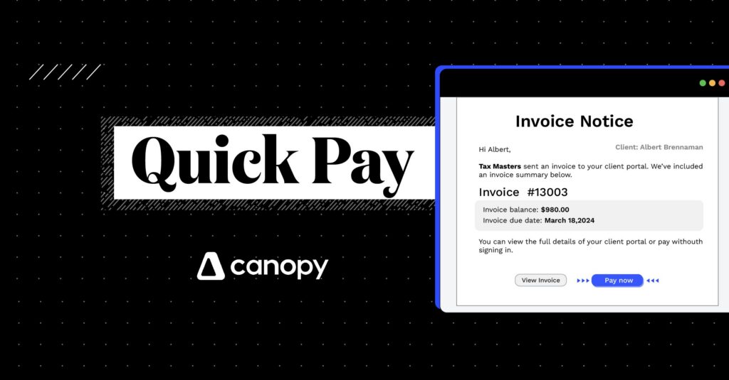 Quick Pay - Canopy