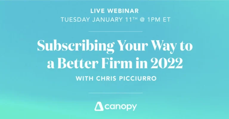 Subscribing Your Way To a Better Firm