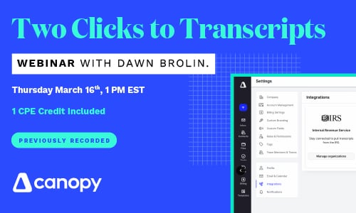 Two Clicks to Transcripts with Dawn Brolin